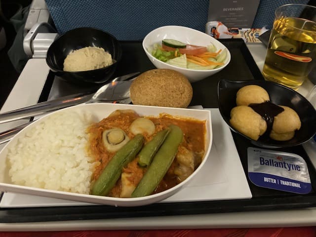 機内食①