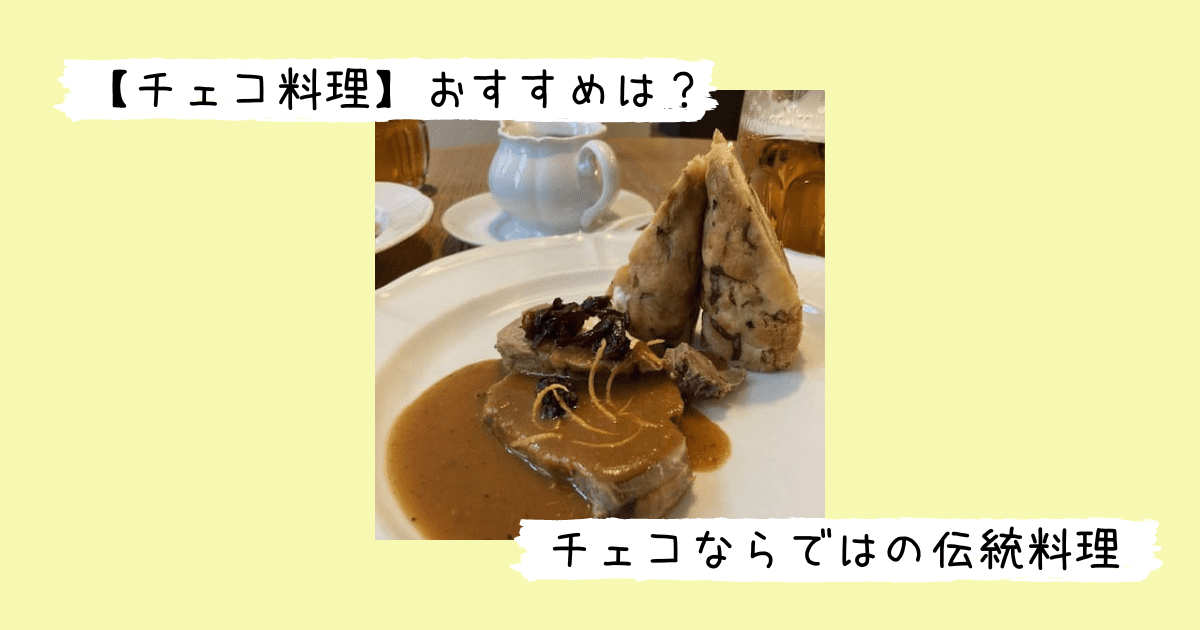 チェコで食べたスヴィーチュコヴァー