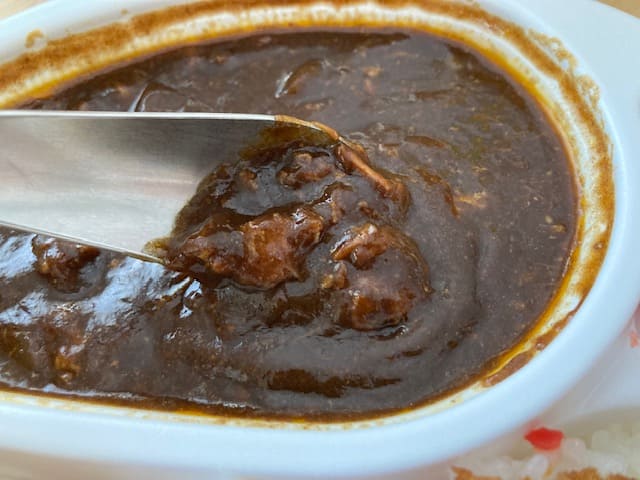 肉の健雄のカツカレー弁当のルー