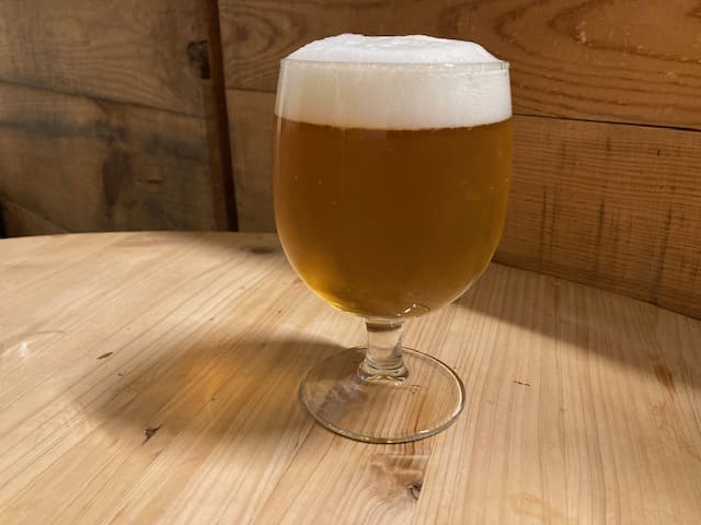 ビールが入ったヴィクリラの8oz