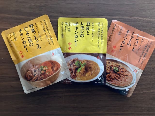 結わえるのレトルトカレー3種