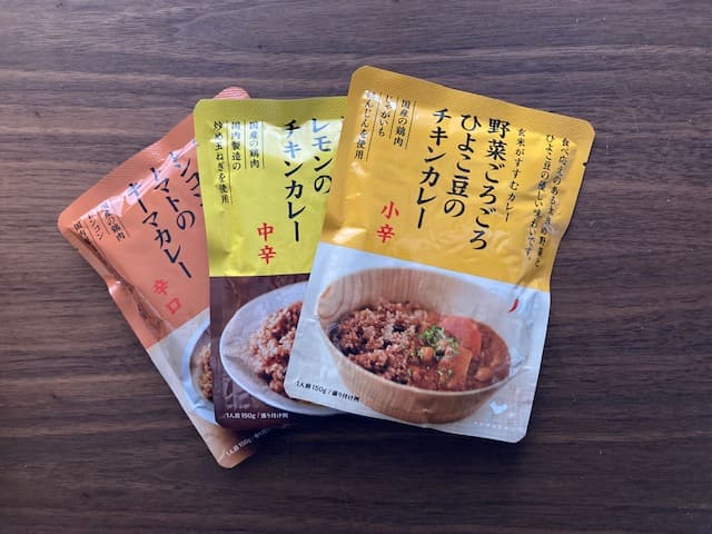 結わえるのレトルトカレー3種