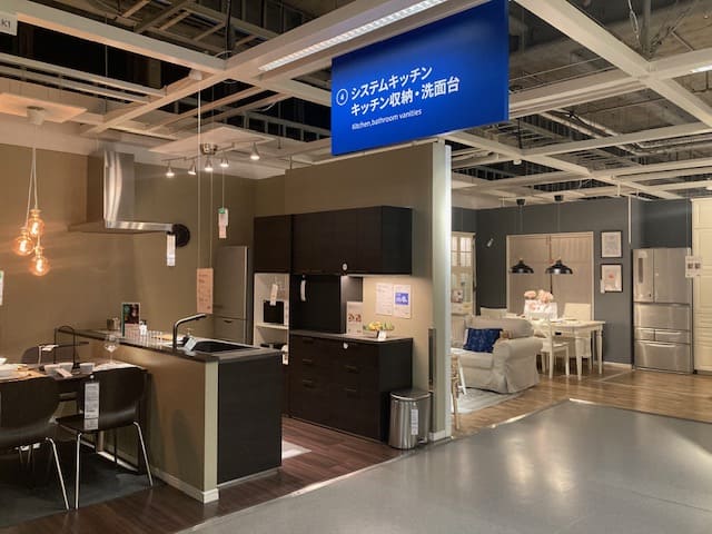 IKEAのシステムキッチン