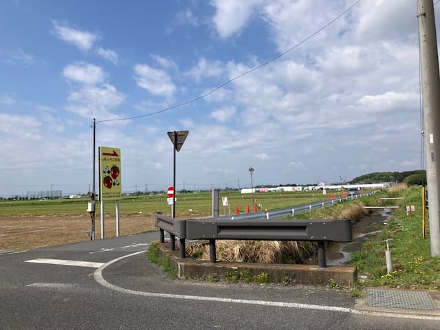 JA足利アグリランドいちご農園の看板