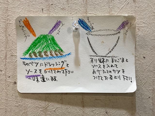 キャベツの食べ方のイラスト