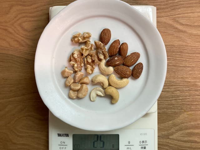 4種類のナッツ25g