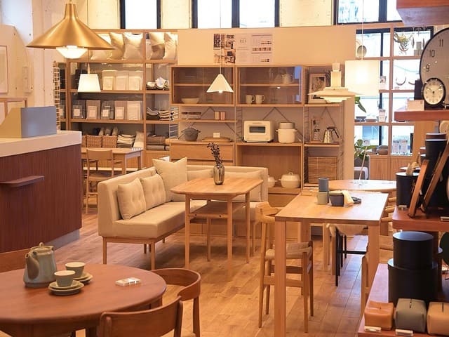 リセノの店内