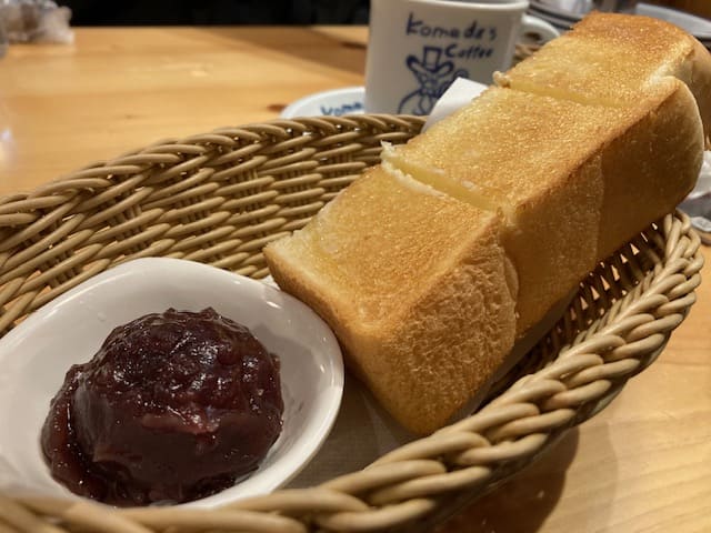 コメダ珈琲店のモーニング