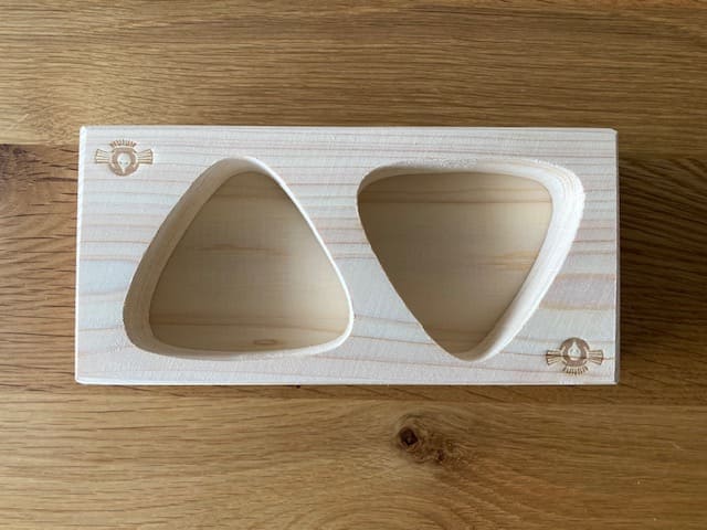 真上から見たアコメヤのおにぎり型
