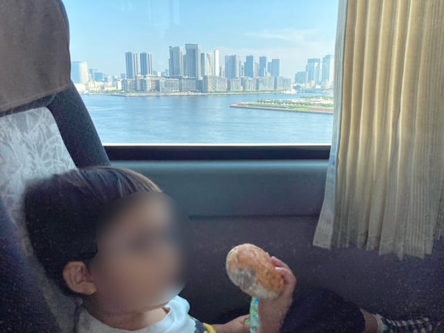 なのはな号の車窓からの眺め