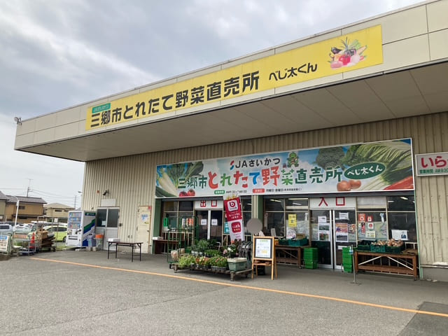 三郷市とれたて野菜直売所の入口